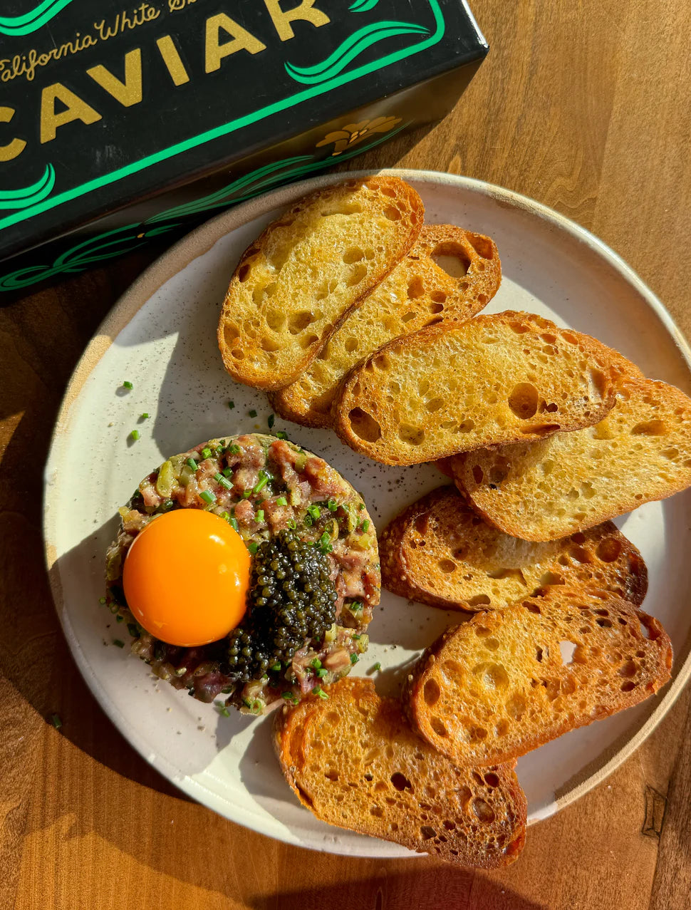 Wagyu Tartare with Anchovies & Caviar