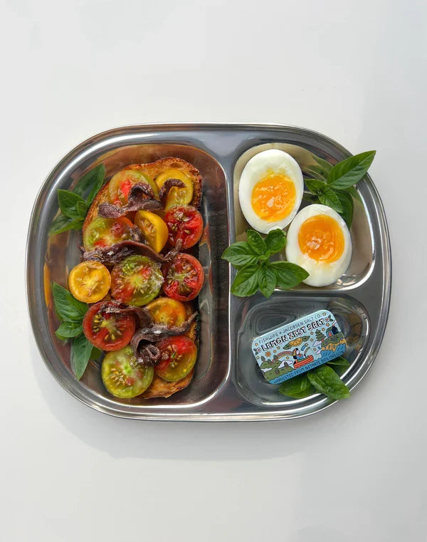 Tomato and Anchovy Toast Snack Plate