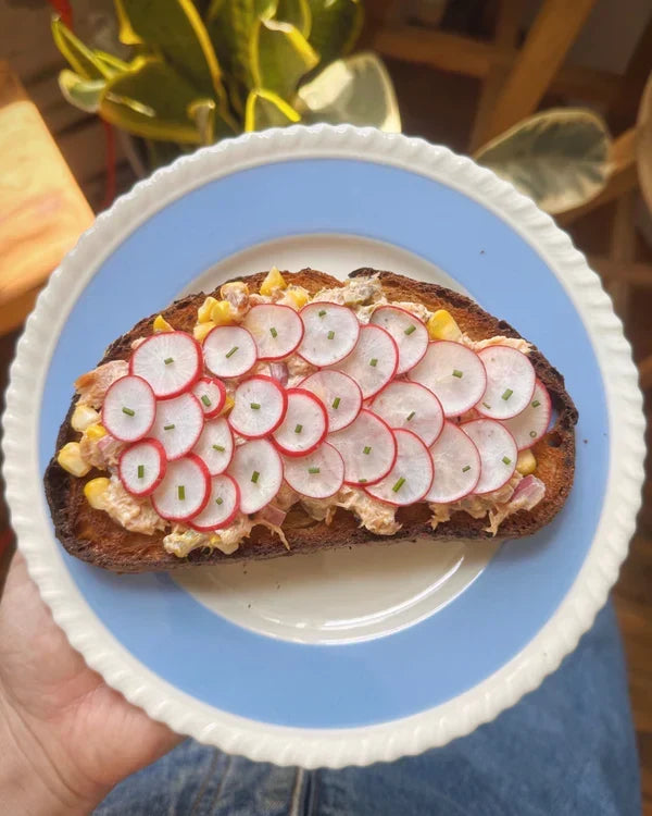 Lemony Smoked Salmon Tartine