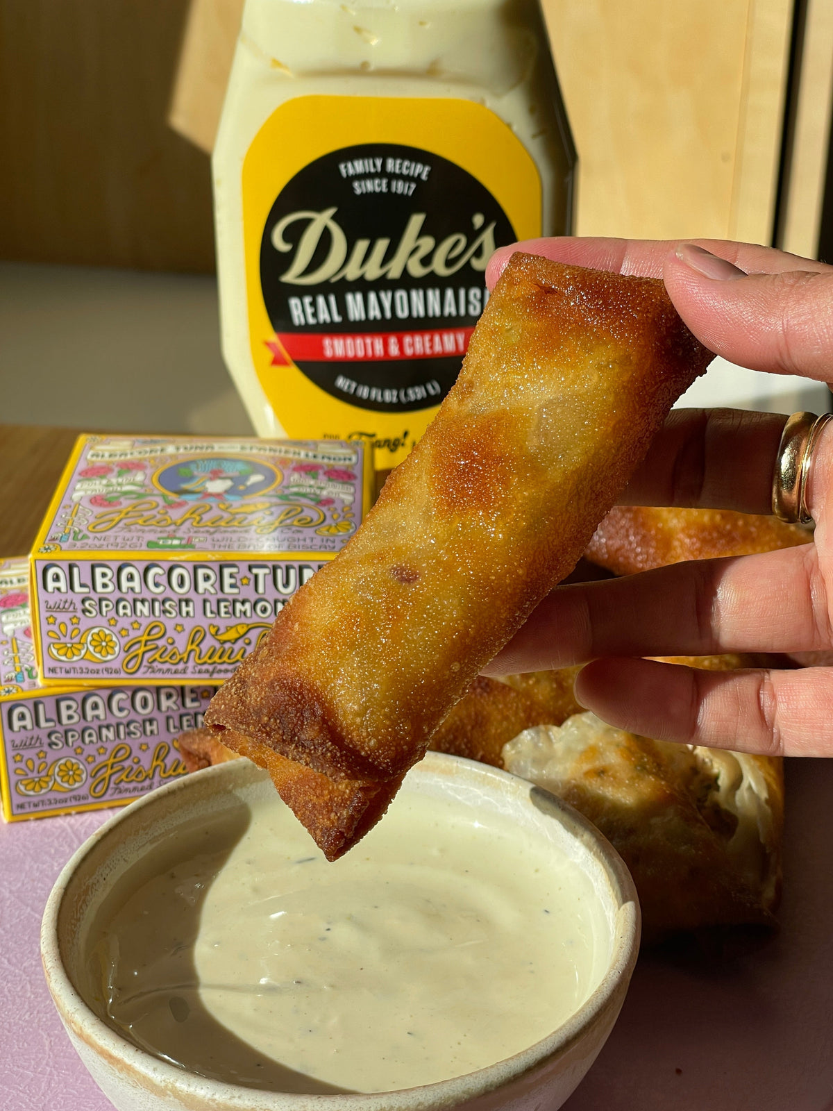 Tuna Melt Eggrolls
