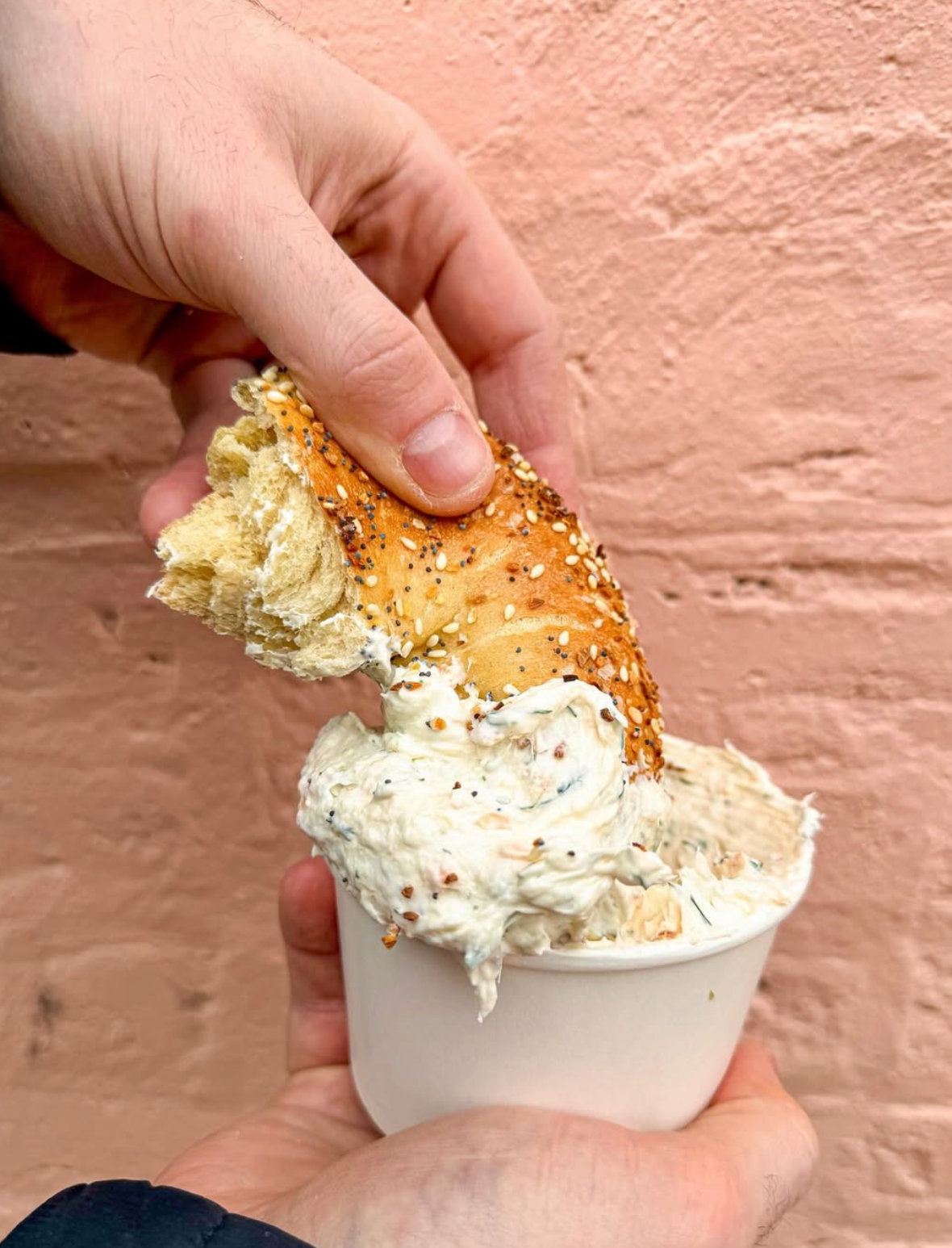 Bagel with Smoked Salmon Cream Cheese