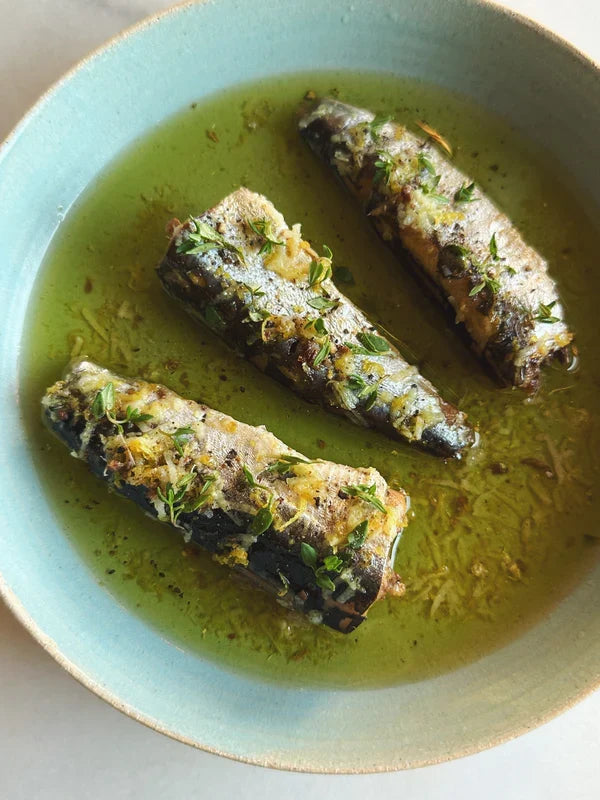Lemon and Thyme Marinated Sardines